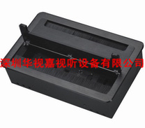 帶毛刷多功能桌面線盒 HSJ-M06 帶毛刷多功能桌面線盒 HSJ-M06